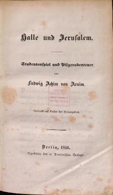 DLIT9188:16 : Halle und Jerusalem (1846)