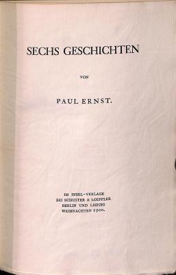 DLIT9155 : Sechs Geschichten (1900)
