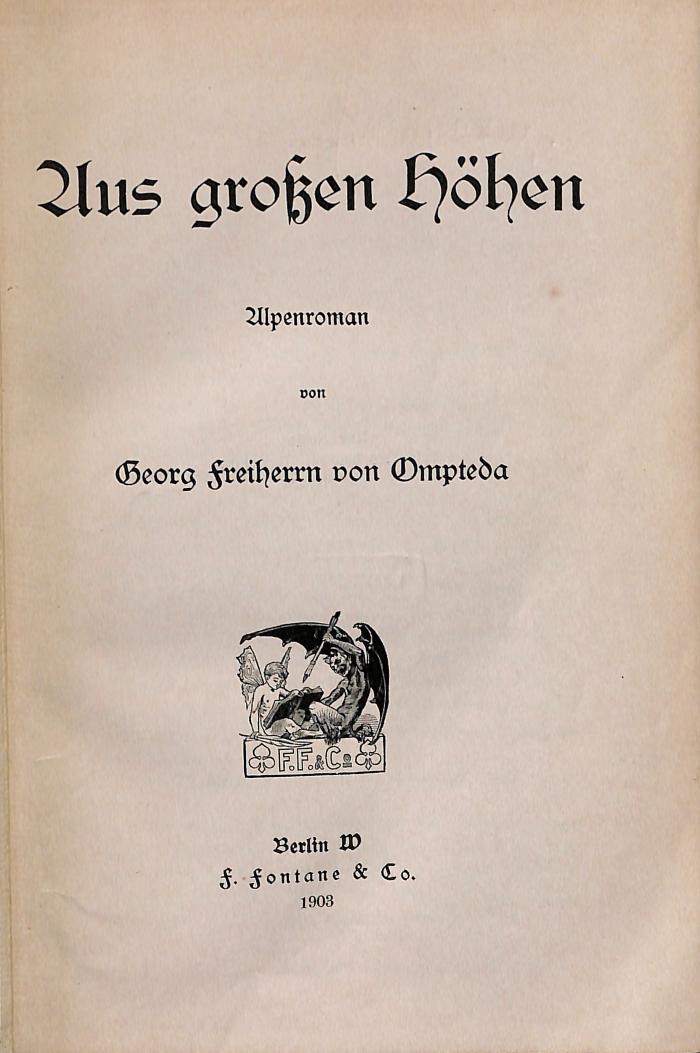 DLIT9184 : Aus grossen Höhen (1903)