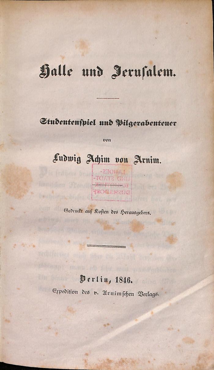 DLIT9188:16 : Halle und Jerusalem (1846)