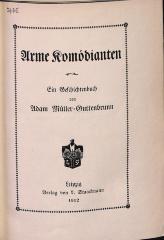 DLIT9175 : Arme Komödianten (1912)