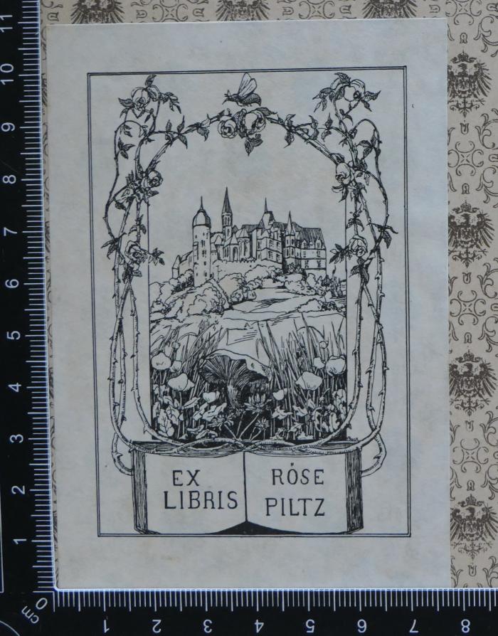 - (Piltz, Rose), Etikett: Exlibris; 'Ex Libris
Rose Piltz'. 