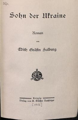 DLIT9179 : Sohn der Ukraine ([1916])