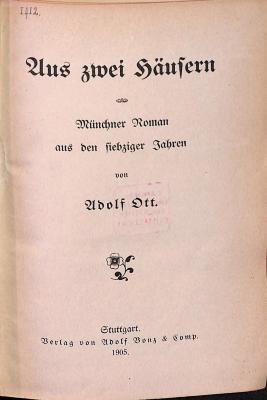 DLIT9185 : Aus zwei Häusern (1905)