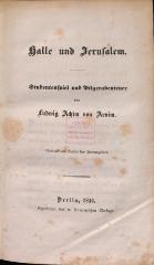 DLIT9188:16 : Halle und Jerusalem (1846)