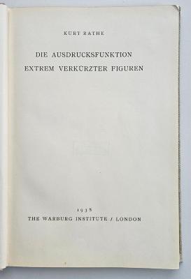 E-296-10-538 : Die Ausdrucksfunktion extrem verkürzter Figuren (1938)
