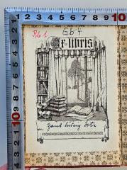 - (Bote, Hans Ludwig), Etikett: Exlibris; 'Ex libris
Hans Ludwig Bote'.  (Prototyp)