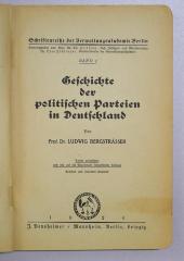 Ba 566&lt;3&gt; : Geschichte der politischen Parteien in Deutschland (1924)