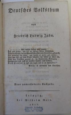  Deutsches Volksthum (1817)