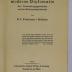 Ba 711 : Die moderne Diplomatie, ihre Entwicklungsgeschichte und ihre Reformmöglichkeiten (1915)
