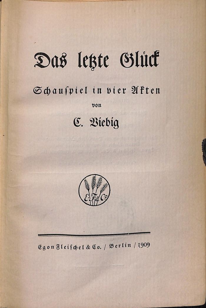 DLIT9273 : &lt;&gt; letzte Glück (1909)