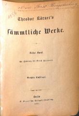 DLIT9204:1/2 : Theodor Körner's sämmtliche Werke (1875)