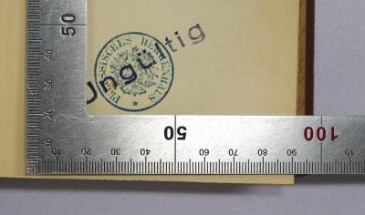 Ba 567 : Reichstags-Handbuch. 13. Legislaturperiode. (1912);-, Stempel: Name; 'Preussisches Herrenhaus'