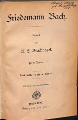 DLIT9253 : Friedemann Bach (1898)