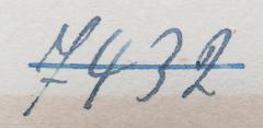 - (NSDAP-Gauarchiv Südhannover-Braunschweig), Von Hand: Nummer; '7432'. 