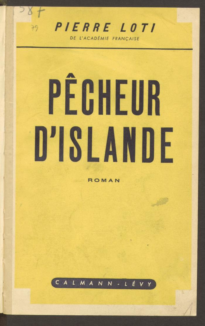 Xz 741'702':F8 : Pêcheur d'Islande. (1938)