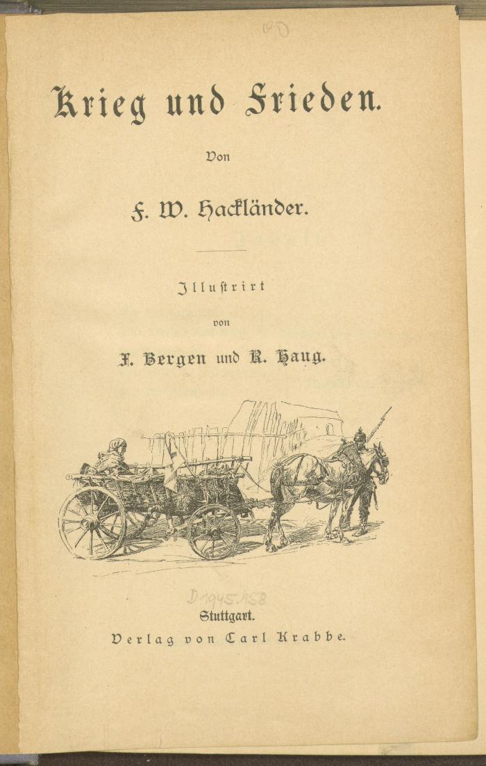 Yv 31367:F8 : Krieg und Frieden. (um 1900)