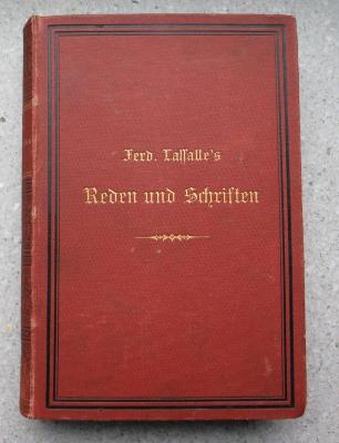 8/702 : Ferdinand Lassalle's Reden und Schriften. Neue Gesammt-Ausgabe, Bd. 1. (1892)