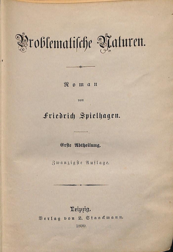 DLIT9536:1 : Friedrich Spielhagens Sämtliche Romane (1899)
