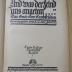 U 600 : "Und was der Feind uns angetan … " : Das Buch vom Raubfrieden. (1923)