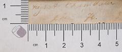 - ([?], August), Von Hand: Autogramm; 'August [ein unleserliches Wort]
Cöln 76'. 