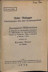DLIT9979 : Peter Rosegger (1930)