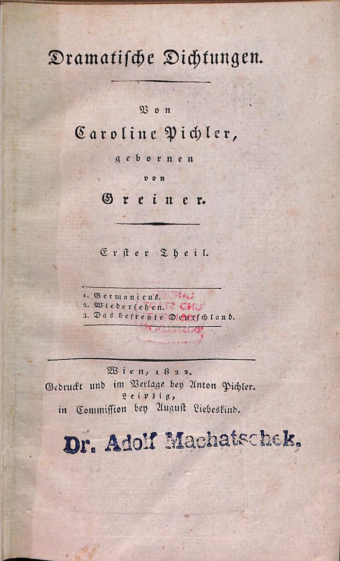 DLIT10024:1/2 : Sämmtliche Werke (1822)