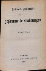 DLIT9932:3/4; ; ;: Ferdinand Freiligrath's gesammelte Dichtungen (1870)