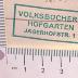 - (Volksbücherei Hofgarten), Stempel: ; 'Volksbücherei Hofgarten Jägerhofstr. 1'.  (Prototyp)