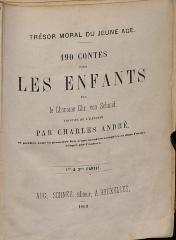 DLIT10245:1/4 : Trésor moral du jeune age (1860)