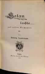 DLIT10253 : Satan lachte ... und andere Geschichten (1898)