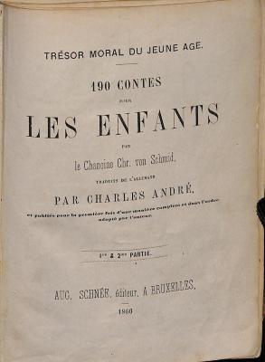 DLIT10245:1/4 : Trésor moral du jeune age (1860)