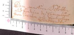 - (Arndt, Moritz Ernst), Von Hand: Widmung; 'Dem [Text unleserlich] Herrn Graham [?] zur Erinnerung E. M. Arndt'. 