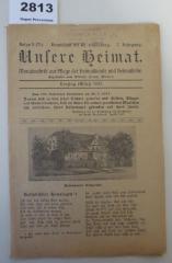  Unsere Heimat : Monatsschrift zur Pflege der Heimatkund und Heimatliebe (1927, 1929)
