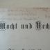 1971 A 1573 (Slg. Sozialistica): Macht und Recht. Offnes Sendschreiben (1863)