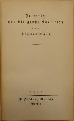 B0103874  : Friedrich und die große Koalition  (1916)