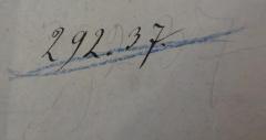 - (Pépinière, Berlin), Von Hand: Signatur; '292.37 [292.37]'. 