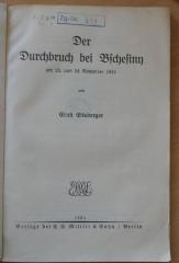 1-Rara 639 : Der Durchbruch bei Bschesiny am 23. und 24. November 1914 (1934)