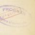 -, Stempel: ; 'FROGNER højere almenskole'