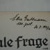 1913 B 4839/1 (Slg. Sozialistica): Die soziale Frage und soziale Sozialismus : Eine kritische Auseinandersetzung mit der marxistischen Theorie (1913)