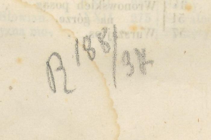 -, Von Hand: Nummer; 'R 188/37'