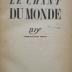 Ct 573 bc: Le chant du monde (1934)