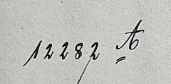 - (Bibliothek der Königlichen Thierärztlichen Hochschule zu Berlin), Von Hand: Signatur; '12282 A'. 