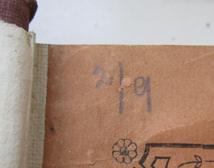 Ct 78 ad: La Chanson de Roland (1884);- (unbekannt), Von Hand: Nummer; '2/9'. 
