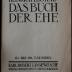 P 3439 : Das Buch der Ehe. (1919)