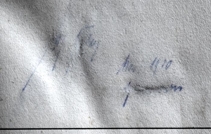 - (unbekannt), Radiert / Rasiert: Name, Datum, Ortsangabe; '[...] F[...] / März 1920 / Hannover[?]'. 