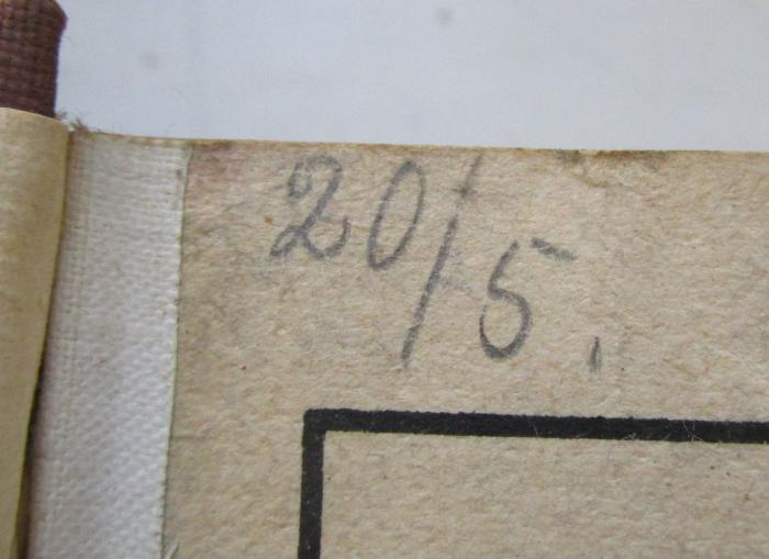 Ct 1159: Gli occhi limpidi (1930);- (unbekannt), Von Hand: Nummer; '20/5.'. 