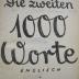 Sf 46 2: Die zweiten 1000 Worte Englisch (1928)
