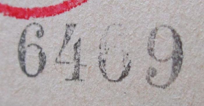 Ct 1160 ab: Cloches pour deux mariages. Le mariage basque. Le mariage de raison (1923);- (unbekannt), Stempel: Nummer; '6469'. 