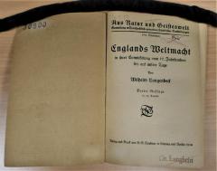 30800 : Englands Weltmacht in ihrer Entwicklung vom 17. Jahrhundert bis auf unsere Tage (1919)